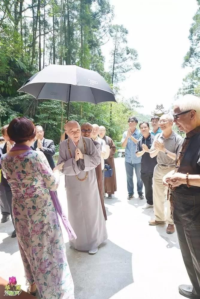 jingkong老和尚莅临平溪华藏卫视阿弥陀佛园区 2017年8月12日-图片2